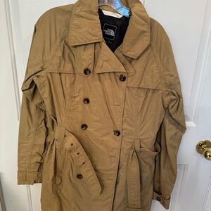 The North Face Women's Tan Maya Trench Coat Large